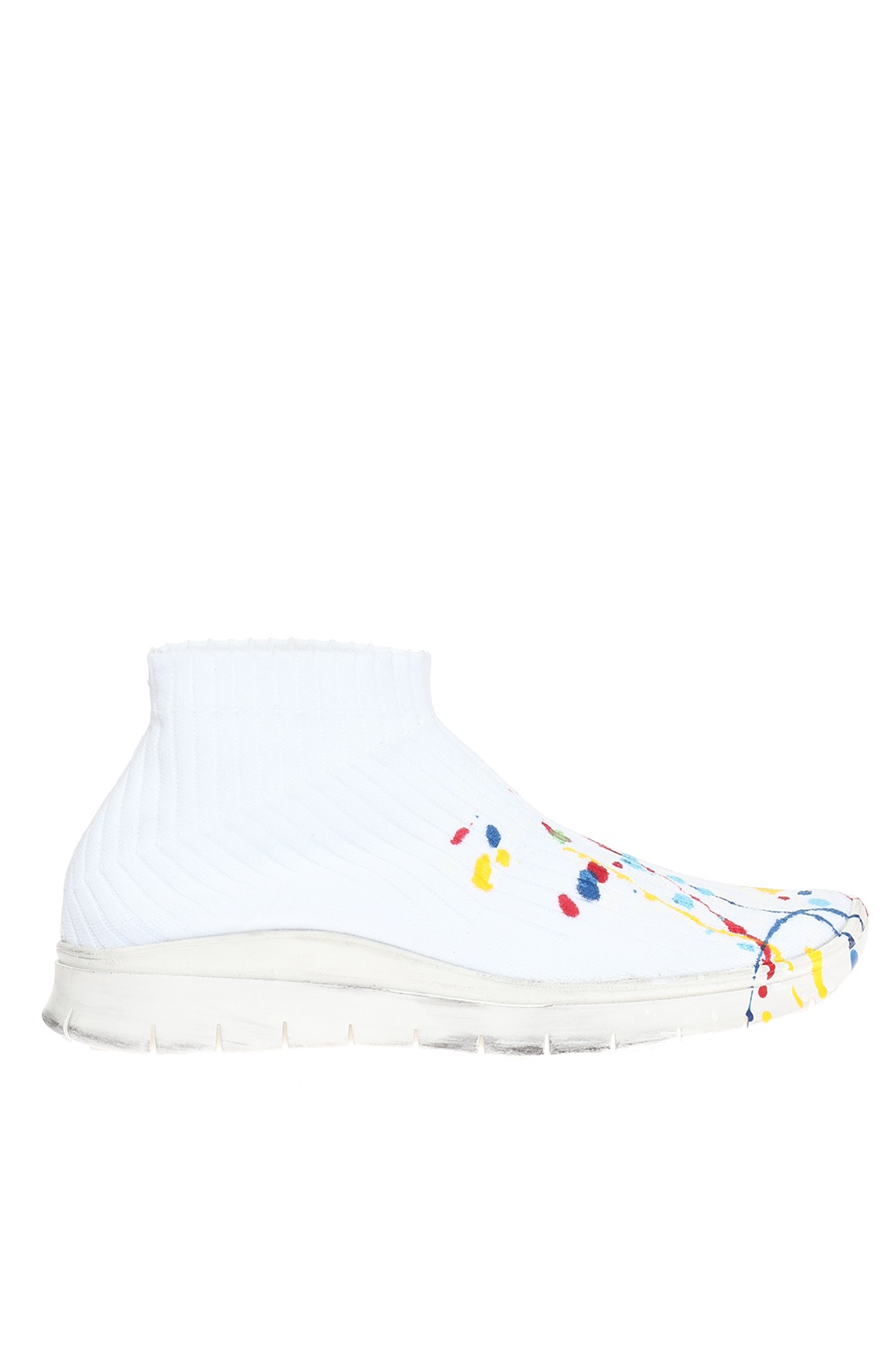 Maison margiela paint discount drop sock sneakers